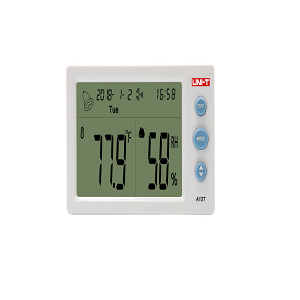 A13T Đồng hồ nhiệt độ, độ ẩm, thời gian Uni-T